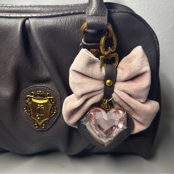 Juicy Couture Romance Satchel Crossbody in Brown and Pink NWT - Picture 4 of 14